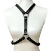 Funk Plus VEGAN Y HARNESS WITH O RINGS BLACK Back In Stock