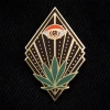 Accessories ECTOGASM ALL SEEING POT LEAF ENAMEL PIN