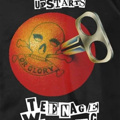 Graphic Tees I'm With The Band ANGELIC UPSTARTS TEENAGE WARNING T SHIRT