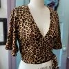 WAX POETIC AURORA WRAP TOP LEOPARD Shop Sour+Plus