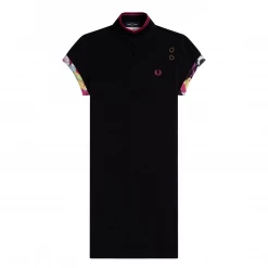 FRED PERRY AMY WINEHOUSE CONTRAST TRIM PIQUE DRESS