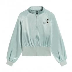 What's New FRED PERRY SATIN HARRINGTON JACKET STARLIGHT