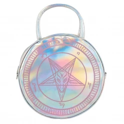 Accessories KILLSTAR BABY BAPHOMET HOLOGRAPHIC HANDBAG SILVER