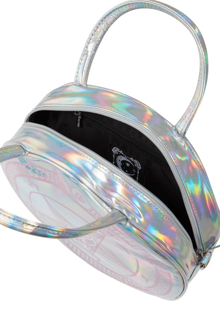 Accessories KILLSTAR BABY BAPHOMET HOLOGRAPHIC HANDBAG SILVER