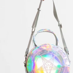 Accessories KILLSTAR BABY BAPHOMET HOLOGRAPHIC HANDBAG SILVER