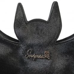 Shop Sourpuss SOURPUSS STUDDED BAT BAG