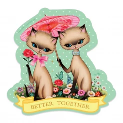 RETRO A GO GO SUGARLAND BETTER TOGETHER VINYL STICKER Lifestyle