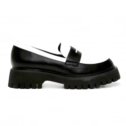 Koi Footwear KOI BIRCH MONOCHROME LOAFERS BLK/WHT What's New