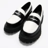Koi Footwear KOI BIRCH MONOCHROME LOAFERS BLK/WHT What's New