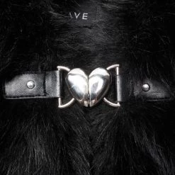 PunkRave Apparel PUNK RAVE FAUX FUR SHORT COAT