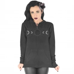 SERPENTINE BLACK MOON WOMENS HOODIE Shop Sour+Plus