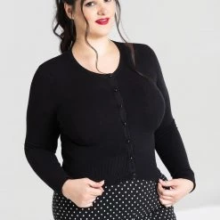 HELL BUNNY PALOMA CARDIGAN BLACK