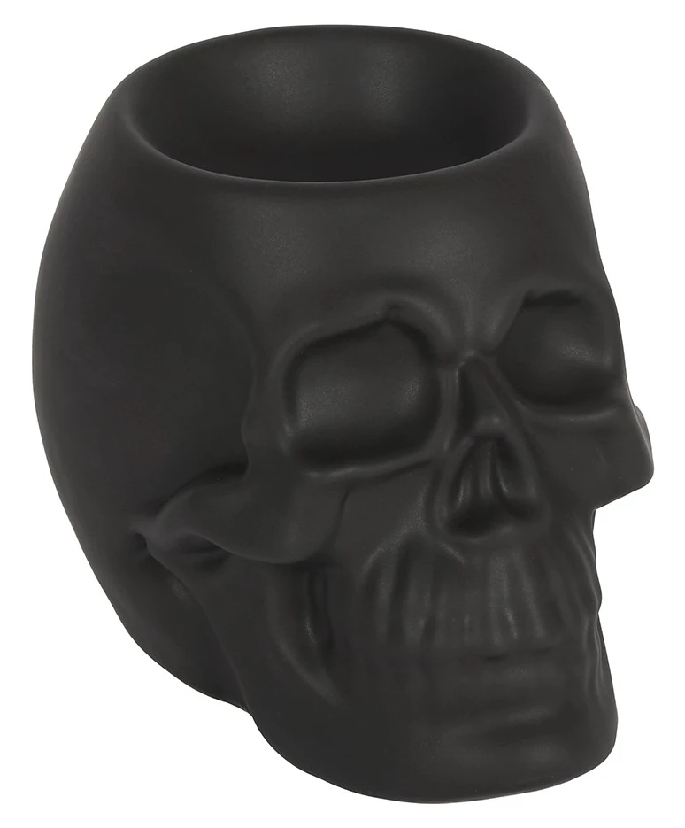 None Back In Stock BLACK SKULL OIL BURNER