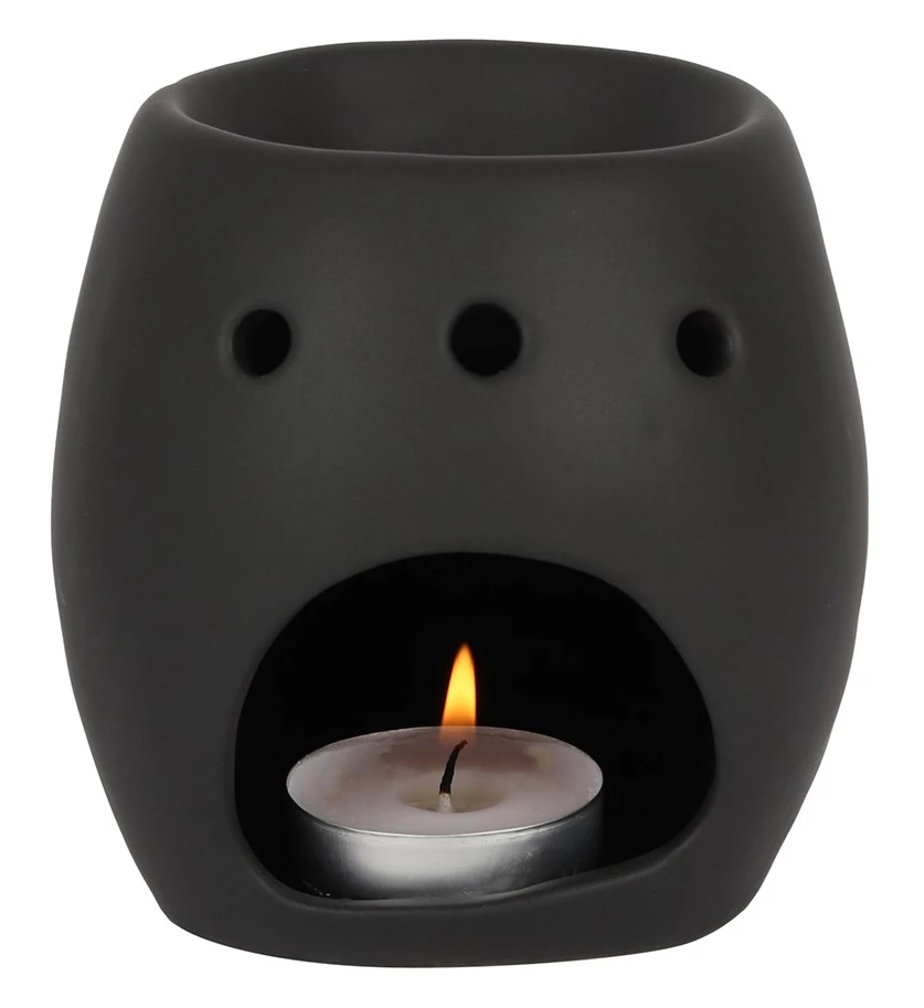 None Back In Stock BLACK SKULL OIL BURNER