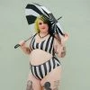 SOURPUSS STRIPES BLACK/WHITE MONOKINI What's New