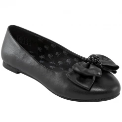 KILLSTAR BOW DOWN BALLET FLATS