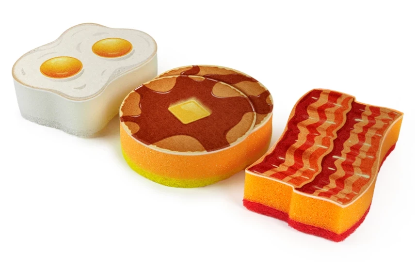 None Back In Stock THE BREAKFAST SCRUB SPONGES