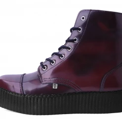 Footwear T.U.K. TUKSKIN BURGUNDY RUB OFF 7 EYE BOOT