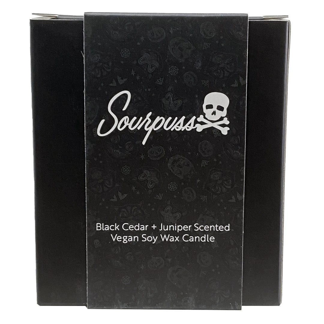 SOURPUSS HALLOWEEN PUMPKIN CAT CANDLE Haunted Homewares