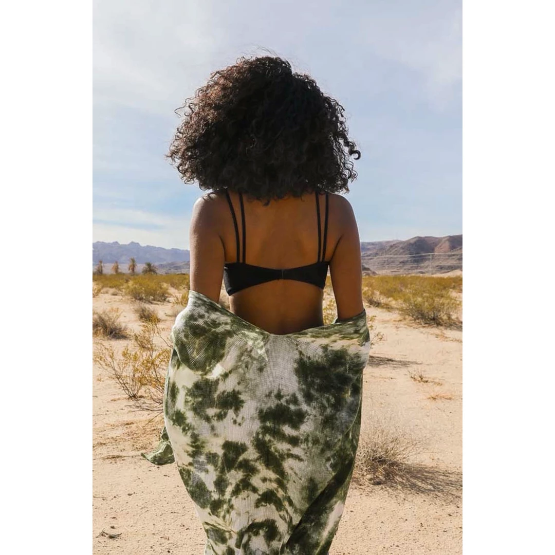 None ASTRAEA CAGE FRONT BRALETTE BLACK Apparel