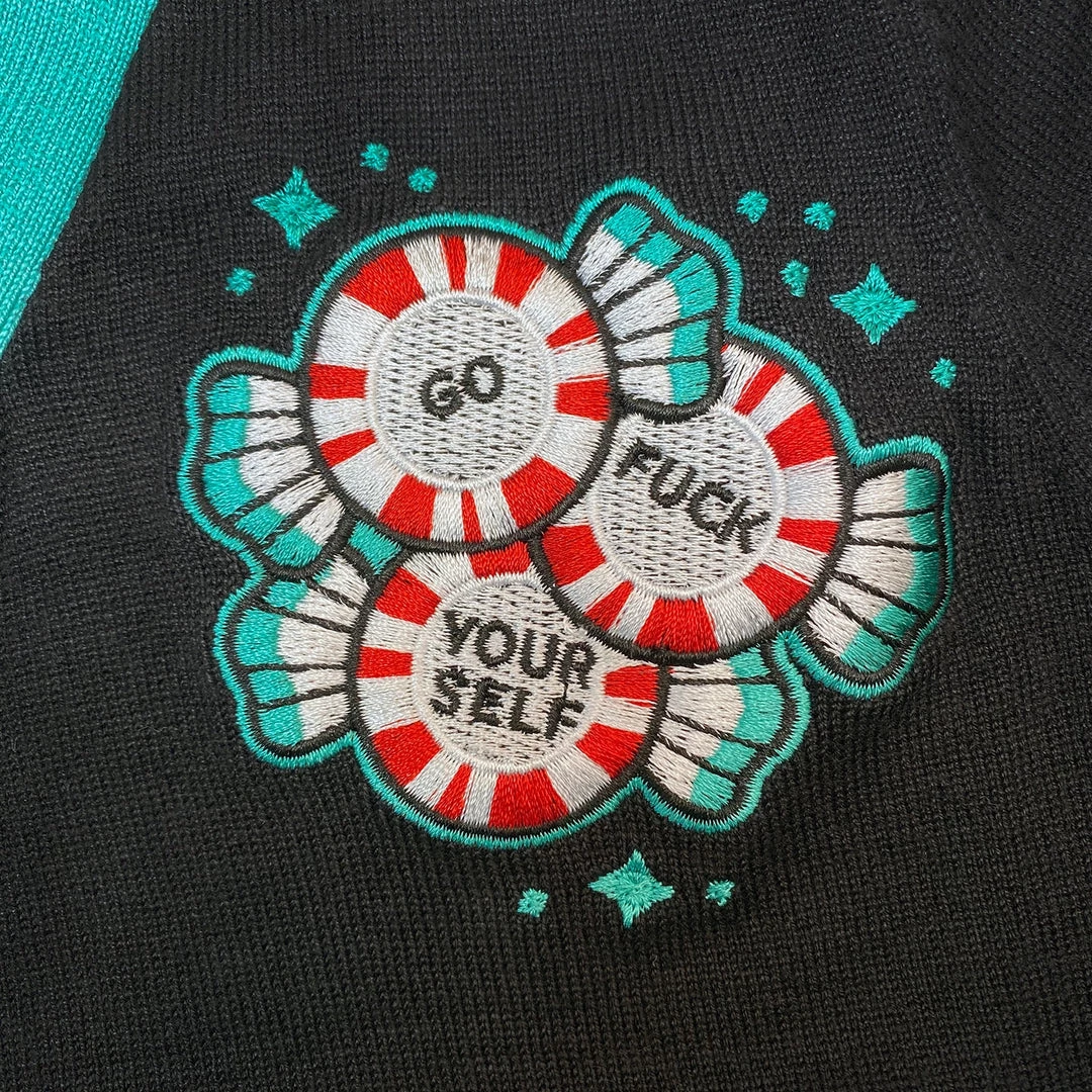 SOURPUSS GFY CANDIES CARDIGAN Shop Sour+Plus