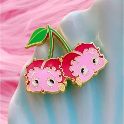 BOBBY PINS CO. CHERRY BOOP ENAMEL PIN Back In Stock