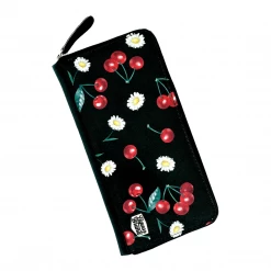 Accessories LIQUORBRAND CHERRY DAISY WALLET BLACK