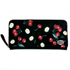 Accessories LIQUORBRAND CHERRY DAISY WALLET BLACK