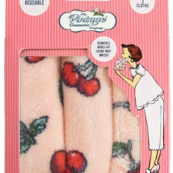 None Lifestyle CHERRY PRINT MAKE UP REMOVING CLOTHS