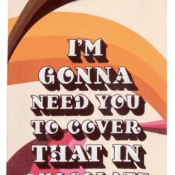 Blue Q Homewares COVER IN CHOCOLATE DISH TOWEL