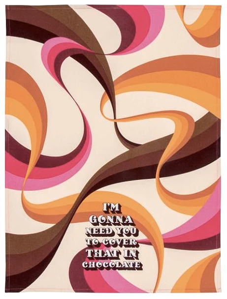 Blue Q Homewares COVER IN CHOCOLATE DISH TOWEL