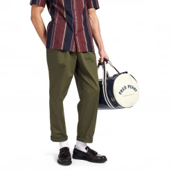 FRED PERRY CLASSIC BARREL BAG NAVY/ECRU Accessories