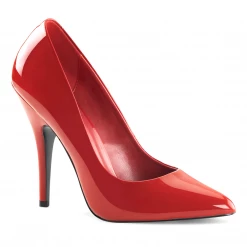 None CLASSIC POINTED TOE PUMP RED Footwear