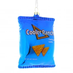 None Homewares COOLER RANCH CHIPS GLASS ORNAMENT