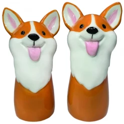 None KENNEL CLUB CORGI SALT & PEPPER SHAKERS Homewares