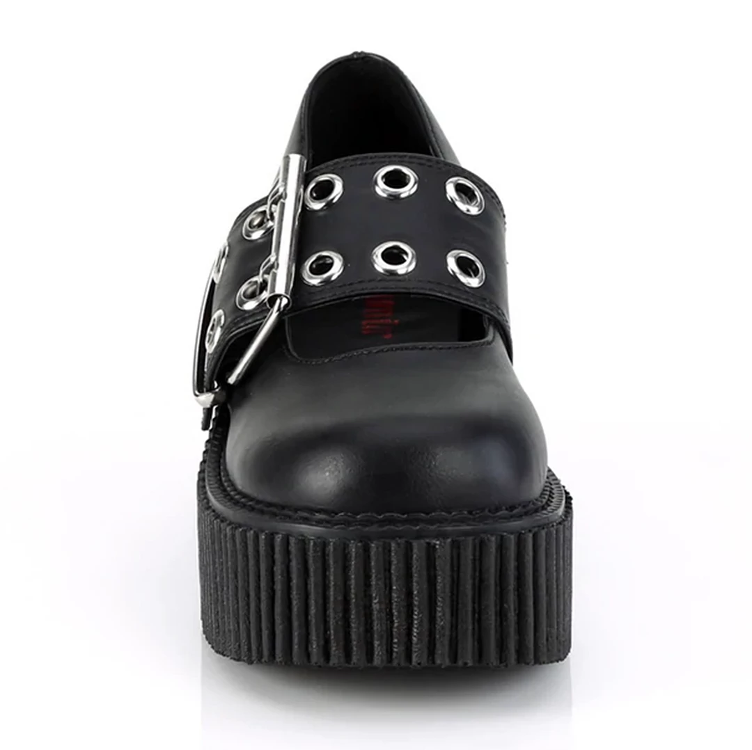 DEMONIA PLATFORM MARY JANE CREEPER BLACK