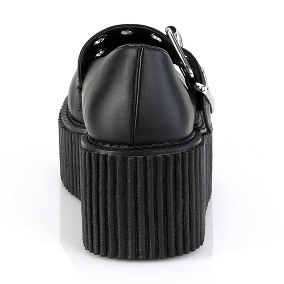 DEMONIA PLATFORM MARY JANE CREEPER BLACK