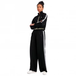 FRED PERRY CROPPED TAPED TRACK JACKET BLACK What's New