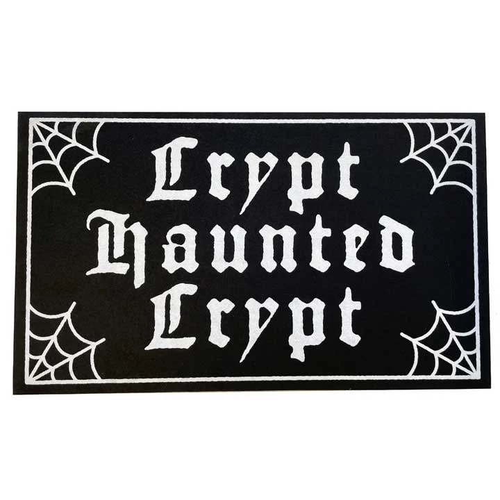 SOURPUSS CRYPT HAUNTED CRYPT DOORMAT