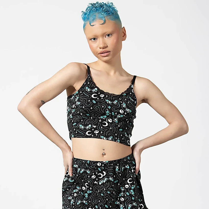 KILLSTAR CTHULHU STRAPPY TOP Shop Sour+Plus