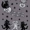 Homewares CAT COVEN DANCING FRIENDS PRINT