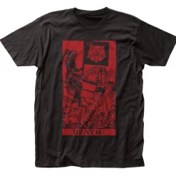 Graphic Tees DEATH TAROT CARD T SHIRT Apparel