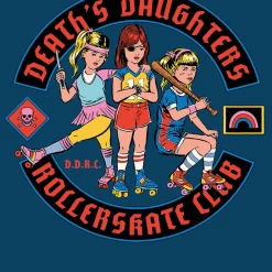 None STEVEN RHODES DEATH DAUGHTERS ROLLERSKATE CLUB POSTER What's New