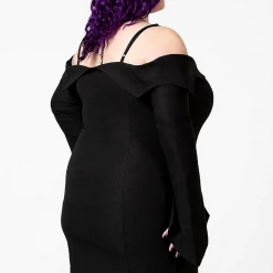 KILLSTAR DEMELZA BARDOT ZIP DRESS Shop Sour+Plus