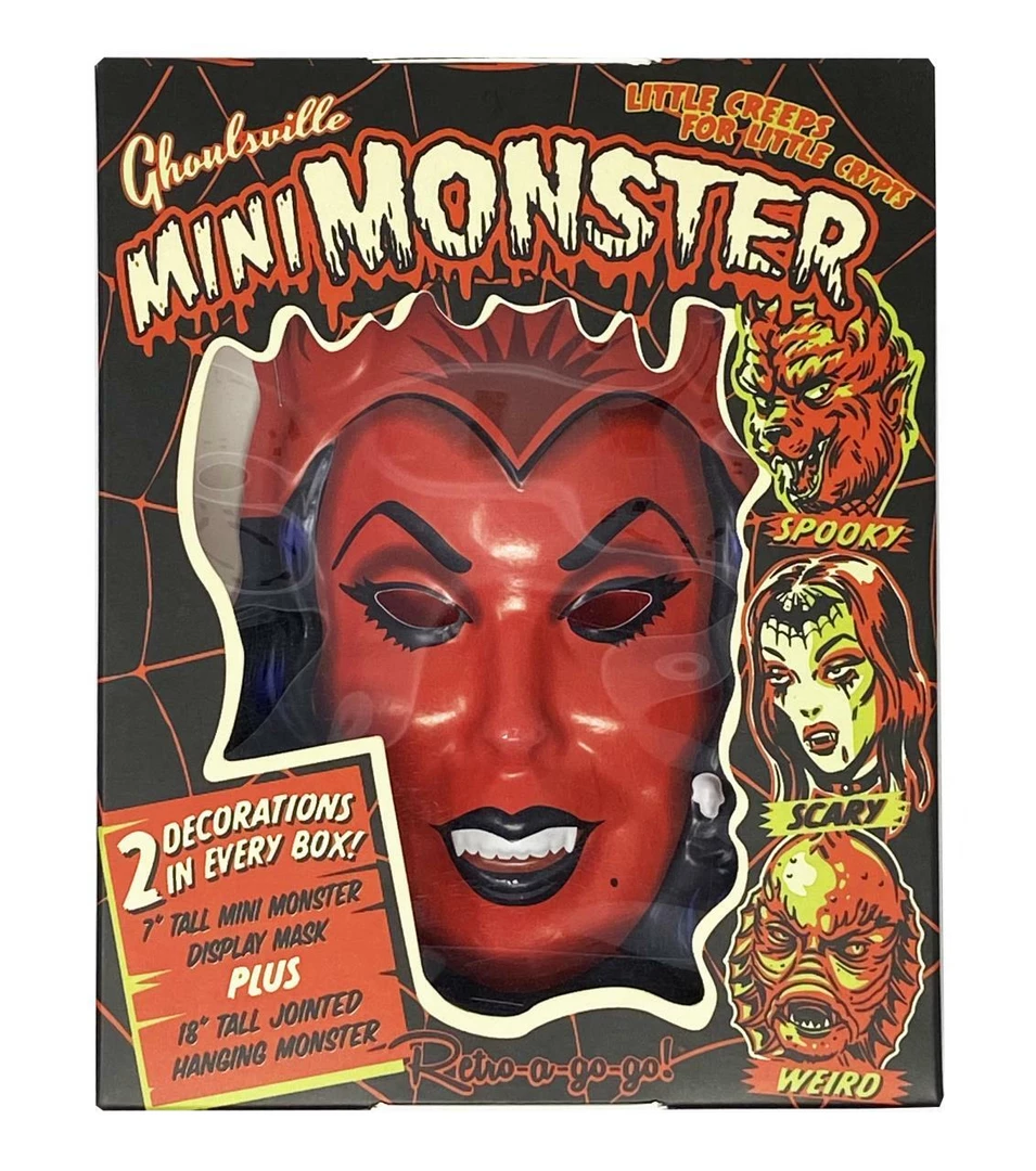 RETRO A GO GO DEVIL GIRL MINI MONSTER Homewares