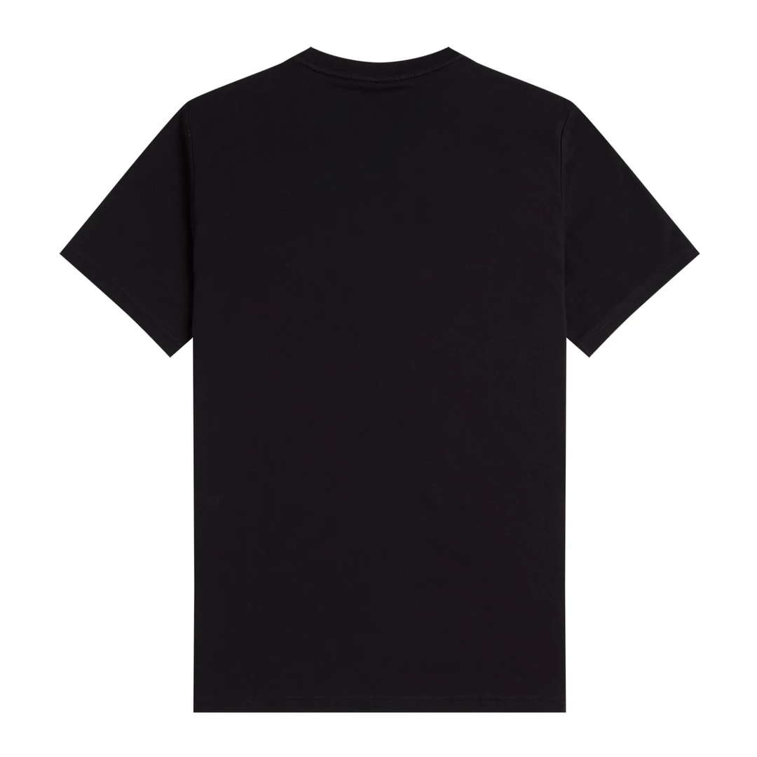 FRED PERRY DISC GRAPHIC T SHIRT BLK