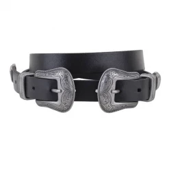 None CALAMITY DOUBLE BUCKLE BELT