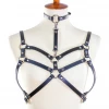 Funk Plus Back In Stock DOUBLE STRAP HARNESS WITH CHOKER BLACK