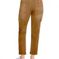 Apparel DICKIES GIRL ROLL CUFF CARGO PANTS BROWN