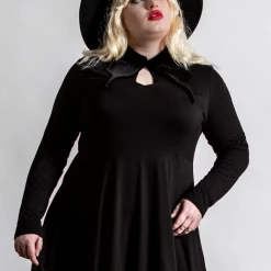 KILLSTAR ELISSABAT COLLAR DRESS Shop Sour+Plus